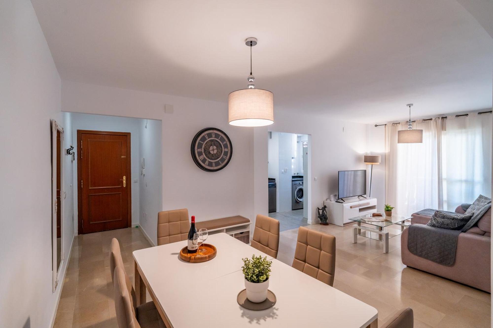 מאלגה Casa Playa Guadalmar, Beautiful Apartment In Front Of The Sea, Wifi, Ac, Smart Tv, Private Parking מראה חיצוני תמונה